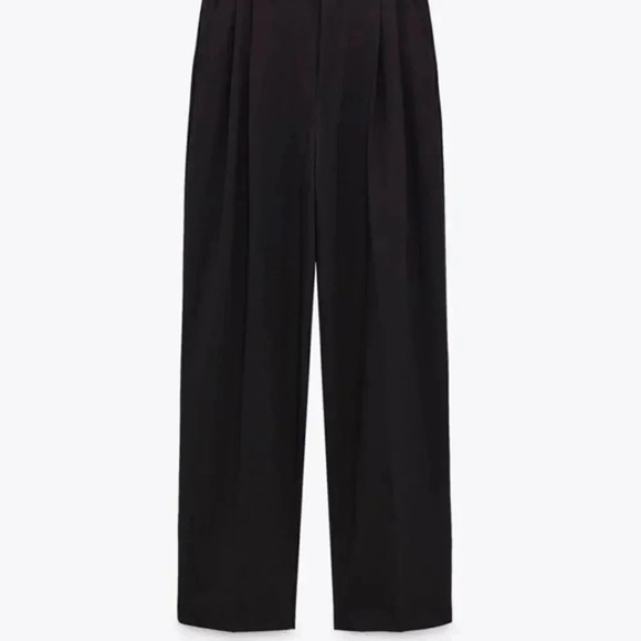 Zara FULL-LENGTH MENSWEAR STYLE PANTS - Picture 5 of 13